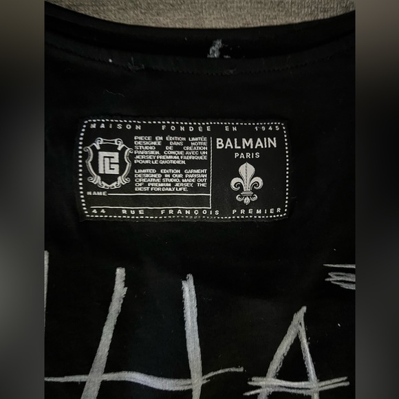 New BALMAIN Unisex T Shirt - Picture 6 of 8